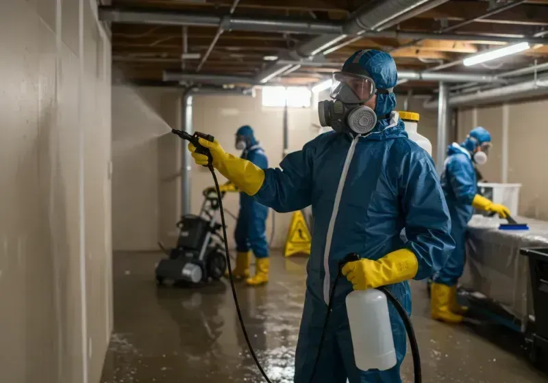 Basement Sanitization and Antimicrobial Treatment process in Tuolumne City, CA